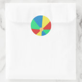 Sticker Rond Beach Ball (Sac)