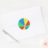 Sticker Rond Beach Ball (Enveloppe)