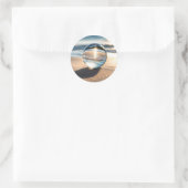 Sticker Rond Beach Lens Ball (Sac)
