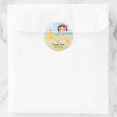 Sticker Rond Beach Party (Sac)