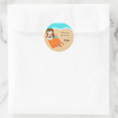 Sticker Rond Beach Party (Sac)