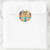 Sticker Rond Beach Therapy (Sac)