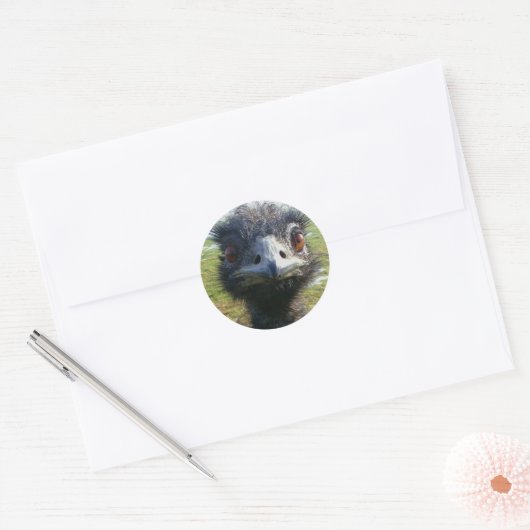 Sticker Rond Beady Eyes EMU (Enveloppe)