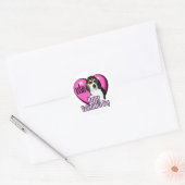 Sticker Rond Beagle, je vous demande (Enveloppe)