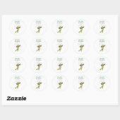 Sticker Rond beahero (Feuille)