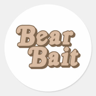 Sticker Rond Bear Bait