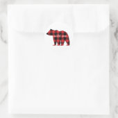 Sticker Rond Bear Buffalo Chaussures Motif Cabine (Sac)