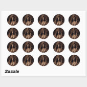 Sticker Rond Bears Belly - Vintage (Feuille)