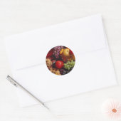 Sticker Rond Beau arrangement Fruit (Enveloppe)