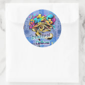 Sticker Rond Beau Chaos, rond (Sac)