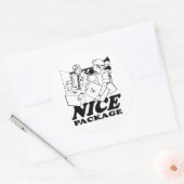STICKER ROND BEAU COLIS (Enveloppe)