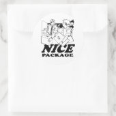 STICKER ROND BEAU COLIS (Sac)