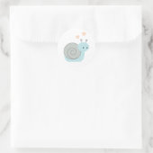 Sticker Rond Beau escargot (Sac)