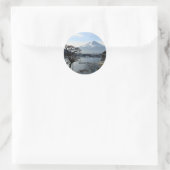Sticker Rond Beau mont Fuji (Sac)