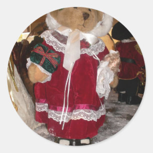 Sticker Rond Beau Noël avec amour Avoir une belle journée et