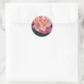 Sticker Rond Beau Rose (Sac)
