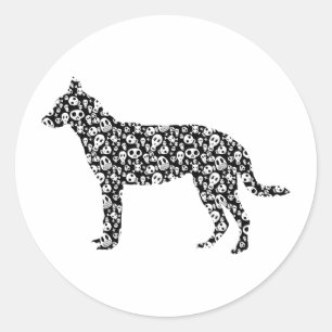 Sticker Rond Beauceron