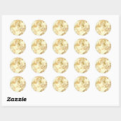 Sticker Rond beaucoup de (Feuille)
