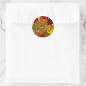 Sticker Rond Beaucoup de bonbons gélifiés colorés (Sac)