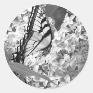 Sticker Rond Beauté B&W