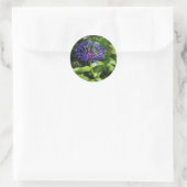 Sticker Rond Beauté bleue (Sac)