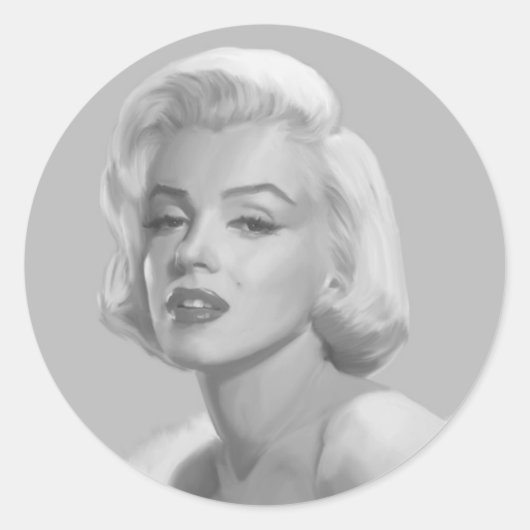 Sticker Rond Beauté classique (Devant)