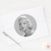 Sticker Rond Beauté classique (Enveloppe)