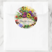 Sticker Rond Beauté de Pansy (Sac)