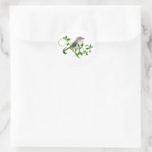 Sticker Rond Beauté des coquins (Sac)