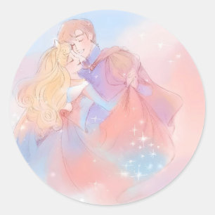Sticker Rond Beauté du sommeil