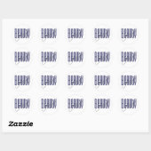 Sticker Rond Beauté fille (Feuille)