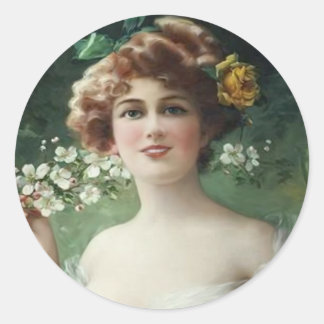 Sticker Rond Beauté florissante
