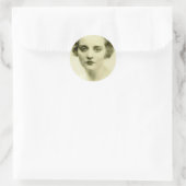 Sticker Rond Beauté sérieuse (Sac)