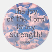 Sticker Rond Beautiful Bible (Devant)