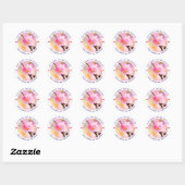Sticker Rond Beautiful Sakura Cherry (Feuille)