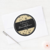 Sticker Rond Beaux Dandelions Personnalisés (Enveloppe)