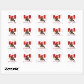 Sticker Rond Beaver Furry (Feuille)
