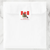 Sticker Rond Beaver Furry (Sac)