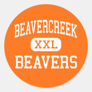 Sticker Rond Beavercreek - Beavers - High - Beavercreek Ohio