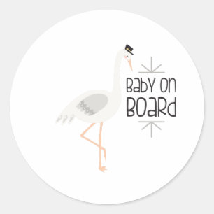 Sticker Rond Bébé à bord