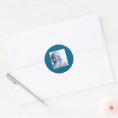 Sticker Rond Bébé Ai Dih Meme Brainrot (Enveloppe)