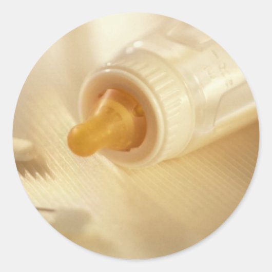 Sticker Rond Bébé Bouteille Bébé Pins de sécurité Bébé Articles (Devant)