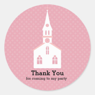 Sticker Rond Bébé de baptême * choisissez la couleur d'arri