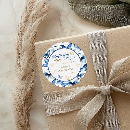 Sticker Rond Bébé Fleur Charmante Rose Aquarelle en Fleurs