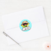 Sticker Rond Bébé garçon (Enveloppe)
