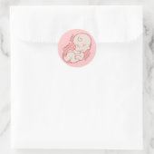 Sticker Rond Bébé Jambes ! ! ! (Sac)