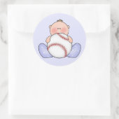 Sticker Rond Bébé Lil Baseball (Sac)