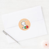 Sticker Rond Bébé portugais (Enveloppe)