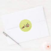 STICKER ROND BÉBÉE COYOTE™ ACME TNT (Enveloppe)