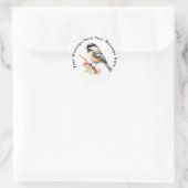 Sticker Rond Bécasseau noir (Sac)